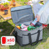 Small Insulated Lunch Bag 10L Cooler Tote Box with Shoulder Strap Leakproof Thermal Meal Prep Carrier for Work School Picnic Black