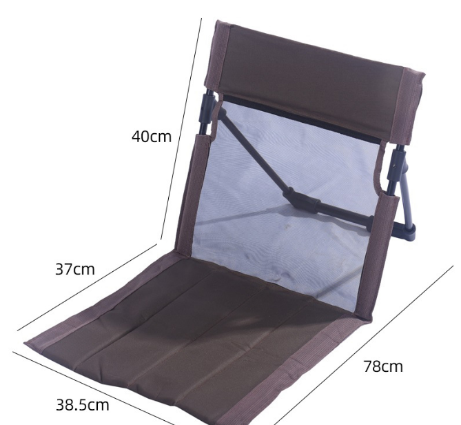 Portable Folding Camping Chair with Aluminum Support Rod Lightweight Mesh Lawn Seat and Backrest for Outdoor Beach Hiking Purple Mesh Style