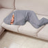 Soft Fleece Wearable Shark Sleeping Bag - Thickened Anti-Kick Warm Onesie and Mobile Sleep Cabin for Kids (L 150x50CM)