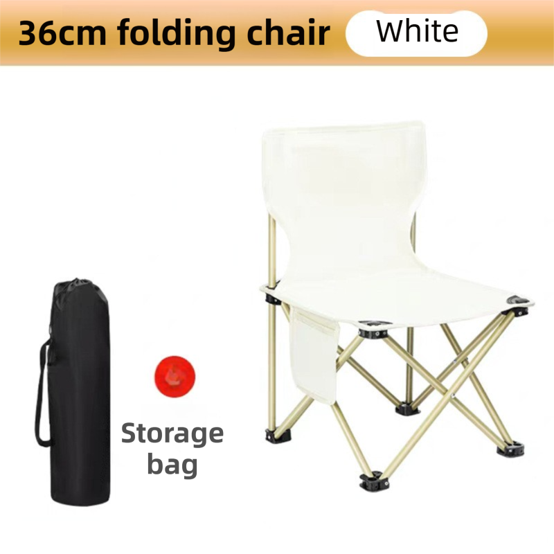 120CM Khaki Portable Folding Egg Roll Camping Table + 4-Pack 36CM Chairs with Storage Bag & Mesh Net- Heavy-Duty Carbon Steel Picnic Table for 6-8 People