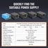 CO2 Laser Power Supply, 80W, Power Supply for 80W Laser Tube, Constant Current Protection, Open Circuit Protection, Fast Heat Dissipation, Compatible for Multi-brand Laser Engravers & Cutters