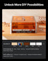 Laser Engraver, 20W, Laser Engraving and Cutting Machine with Enclosure Camera, Laser Cutter, 400 x 400 mm Working Area, 30000 mm/min, for Wood, Leather, Glass, Paper, Certain Metal, Class 1