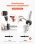 Mercruiser Alignment Tool & Gimbal Bearing Puller Set, Compatible with Mercruisers, OMC, Volvo Cobra Bell Housings, Engine Alignment Tool, Bearing Puller Seal Bellow Expander Tools Easy-to-Use