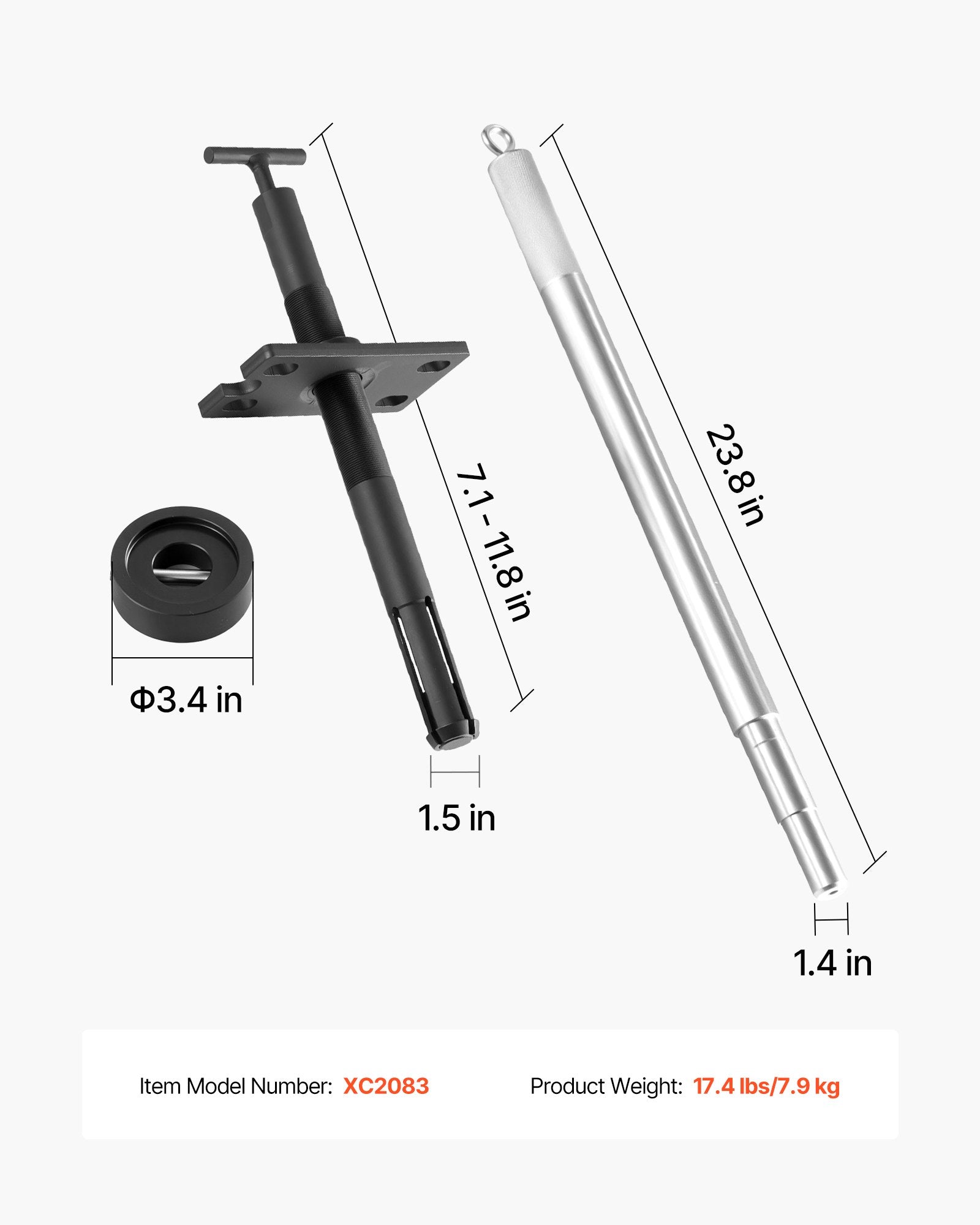 Mercruiser Alignment Tool & Gimbal Bearing Puller Set, Compatible with Mercruisers, OMC, Volvo Cobra Bell Housings, Engine Alignment Tool, Bearing Puller Seal Bellow Expander Tools Easy-to-Use