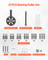 21-in-1 Bearing Puller Set, 21 PCS 3-Jaw Hook Puller for Internal External Bearings and Bearing Without Inner Shaft, Multifunctional Bearing Removal Tool with Heavy Duty Portable Storage Case