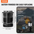 LED Camping Lanterns Collapsible Battery Powered Flashlights Set of 4