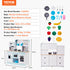 Kitchen Playset Kids Pretend Cooking Play Toy 24 Piece Accessories White