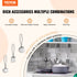 Kitchen Playset Kids Pretend Cooking Play Toy 24 Piece Accessories White
