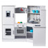 Kitchen Playset Kids Pretend Cooking Play Toy 24 Piece Accessories White