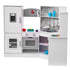 Kitchen Playset Kids Pretend Cooking Play Toy 24 Piece Accessories White