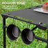 Pneumatic Folding Table Quick Open Sturdy Outdoor Tactical Camping Table Portable Multifunctional Picnic Table with Side Tactical Holes 104x48x50cm