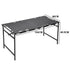 Pneumatic Folding Table Quick Open Sturdy Outdoor Tactical Camping Table Portable Multifunctional Picnic Table with Side Tactical Holes 104x48x50cm